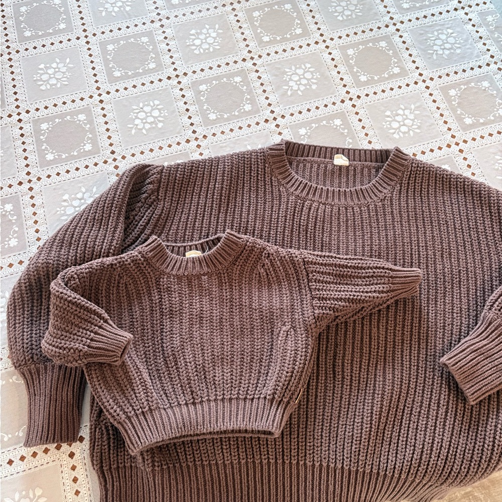 GOUMI mama and mini sweaters